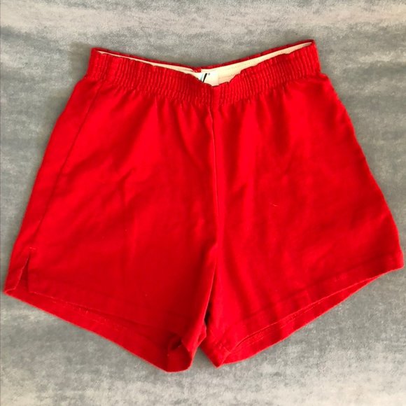 Set of 2 Workout/Cheer Shorts (Red and Whi… - Picture 2 of 3
